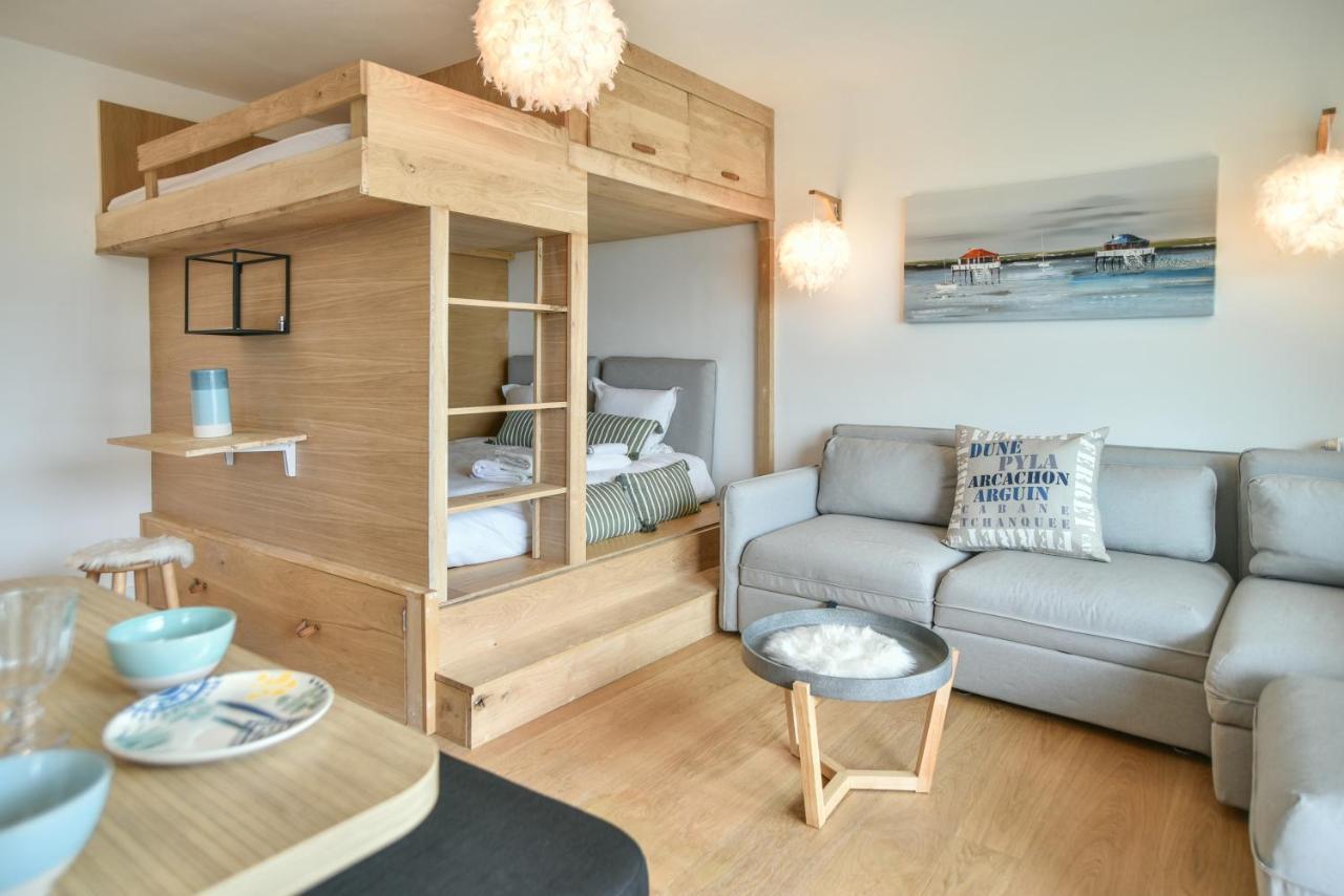 Superbe Studio En 1Ere Ligne En Plein Coeur D'Arcachon Ngoại thất bức ảnh